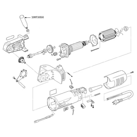 Monti Bristle Blaster Handle 10MT30550